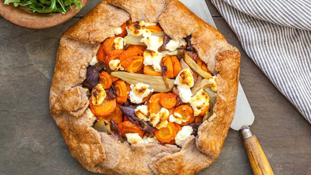 Easy Vegetable Tart with Fennel, Chèvre, and Carrots